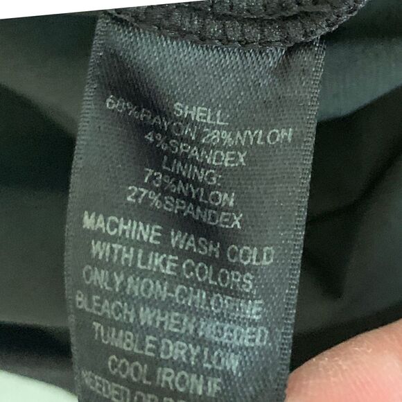 White House Black Market Black Pencil Skirt Size M Classic - Picture 11 of 11